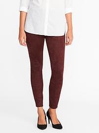 Stevie Sueded Ponte-Knit Pants for Women - Wine Tasting
